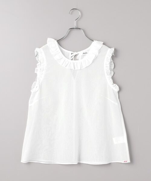Bilitis dix-sept ans / ビリティス シャツ・ブラウス | Cotton Organdy Blouse（White）