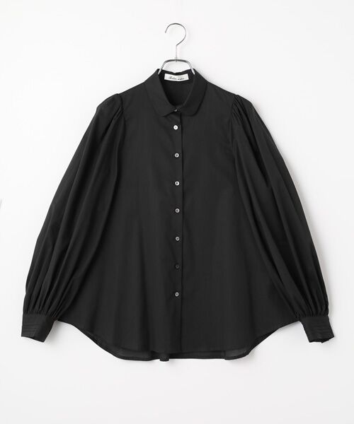 Bilitis dix-sept ans / ビリティス シャツ・ブラウス | Long Puff Sleeve Blouse（Black）