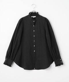 Bilitis dix-sept ans / ビリティス シャツ・ブラウス | Linen Stand Collar Blouse