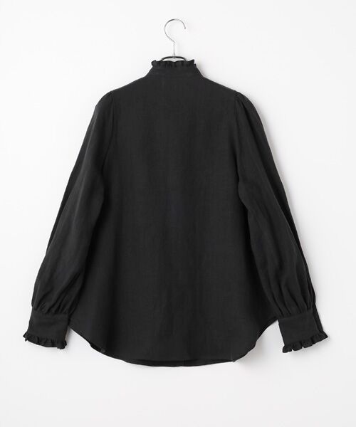 Bilitis dix-sept ans / ビリティス シャツ・ブラウス | Linen Stand Collar Blouse | 詳細2