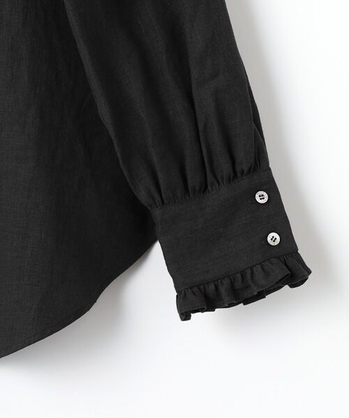 Bilitis dix-sept ans / ビリティス シャツ・ブラウス | Linen Stand Collar Blouse | 詳細4