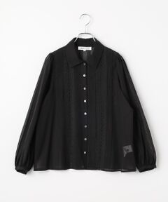 Bilitis dix-sept ans / ビリティス シャツ・ブラウス | Lace+Tuck Blouse