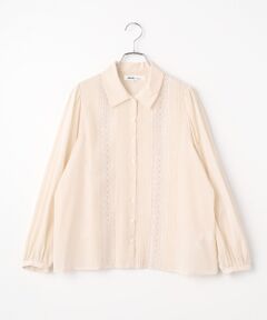 Bilitis dix-sept ans / ビリティス シャツ・ブラウス | Lace+Tuck Blouse