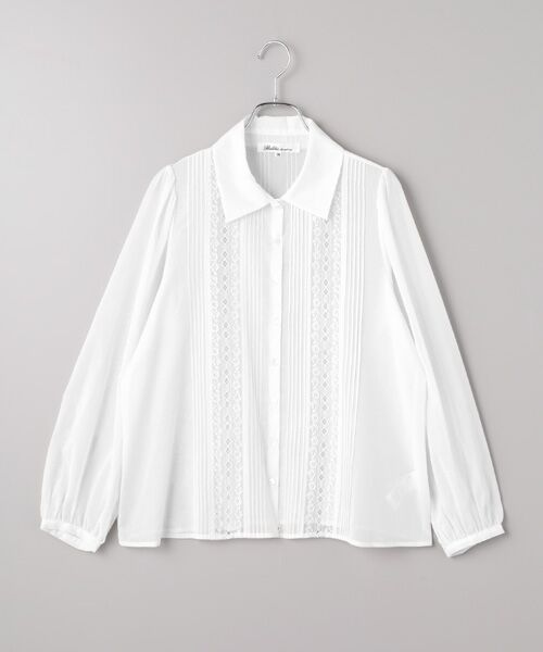 Bilitis dix-sept ans / ビリティス シャツ・ブラウス | Lace+Tuck Blouse（White）