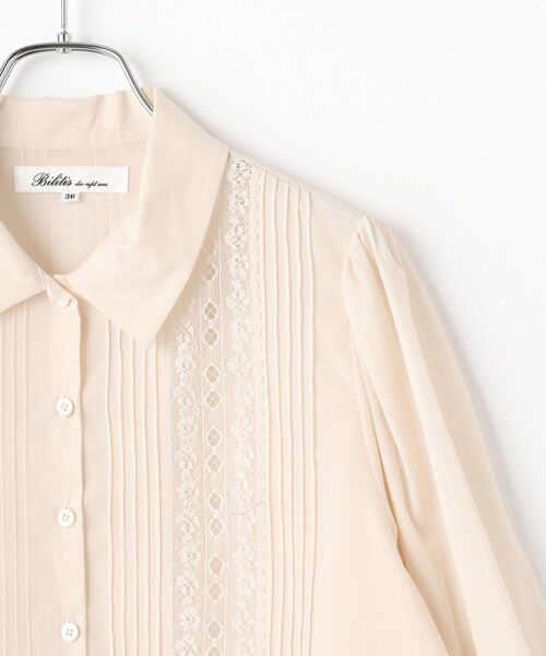 Bilitis dix-sept ans / ビリティス シャツ・ブラウス | Lace+Tuck Blouse | 詳細4