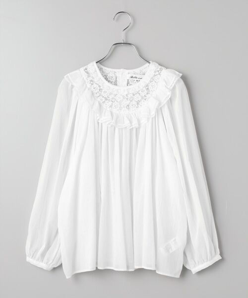 Bilitis dix-sept ans / ビリティス シャツ・ブラウス | York Lace Blouse（White）