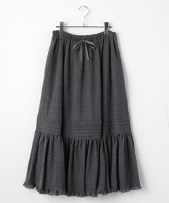 Bilitis dix-sept ans / ビリティス ロング・マキシ丈スカート | Wool Gauze Skirt