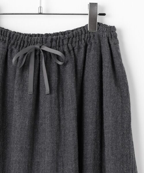 Bilitis dix-sept ans / ビリティス ロング・マキシ丈スカート | Wool Gauze Skirt | 詳細4