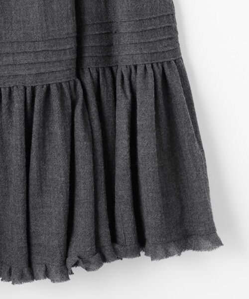 Bilitis dix-sept ans / ビリティス ロング・マキシ丈スカート | Wool Gauze Skirt | 詳細6