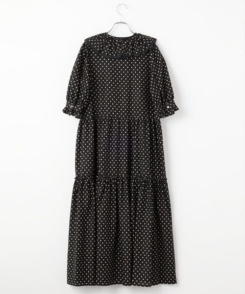 Bilitis dix-sept ans / ビリティス ロング・マキシ丈ワンピース | Frill Tiered Dress(Dot) | 詳細1