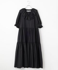 Bilitis dix-sept ans / ビリティス ロング・マキシ丈ワンピース | Frill Tiered Dress(Plain)