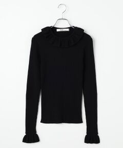 Bilitis dix-sept ans / ビリティス ニット・セーター | Frill Collar Pullover