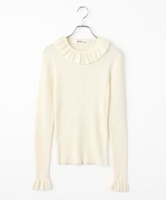 Bilitis dix-sept ans / ビリティス ニット・セーター | Frill Collar Pullover