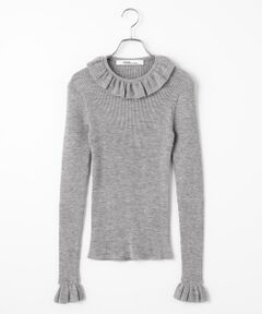 Bilitis dix-sept ans / ビリティス ニット・セーター | Frill Collar Pullover