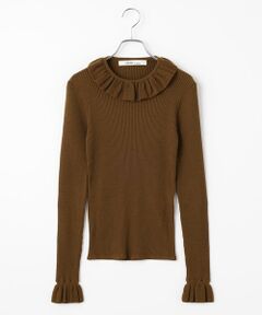 Bilitis dix-sept ans / ビリティス ニット・セーター | Frill Collar Pullover