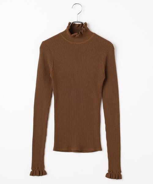 Bilitis dix-sept ans / ビリティス ニット・セーター | High Neck Pullover（Brown）