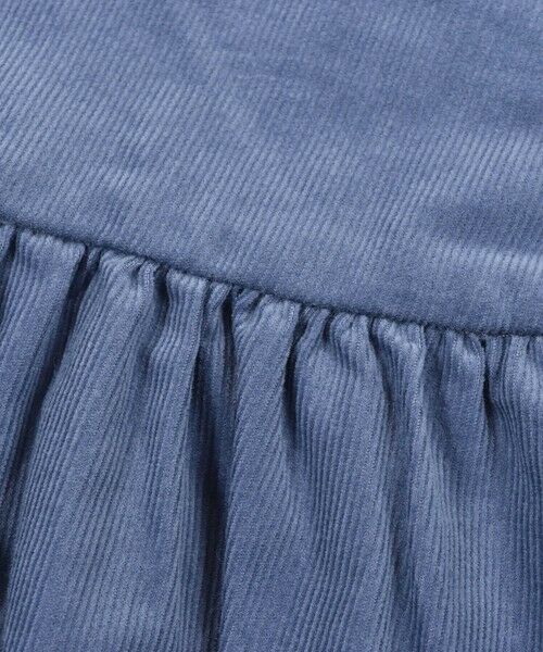 セール】 リボン付き シャツコール ジャンパースカート(70~110cm
