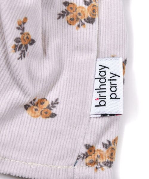 birthdayparty / バースデイパーティ パンツ | 花柄 フリル シャツコール ブルマ(70~90cm) | 詳細13