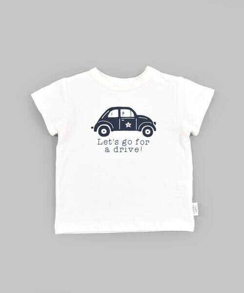 birthdayparty / バースデイパーティ Tシャツ | ベア天竺 くるま プリント 半袖 Tシャツ (70〜110cm) | 詳細4