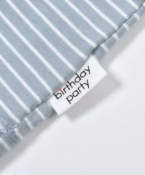 birthdayparty / バースデイパーティ Tシャツ | 【 お揃い 】 肩 フリル ニハイ ボーダー Ａライン Ｔシャツ (80~110cm) | 詳細27