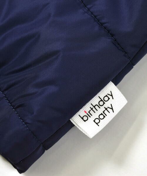 birthdayparty / バースデイパーティ アウター | シンプル 無地 フード Aライン 中綿 コート （90cm~110cm） | 詳細7