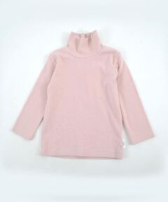 ベーシック タートルネック ストレッチ シンプル 無地 長袖 Tシャツ  (80cm〜110cm)