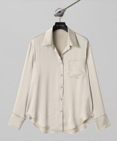 BIYOMA / ビヨーマ ルームウェア | ヴィンテージサテン シャツ