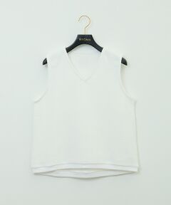 BIYOMA / ビヨーマ ルームウェア | サンドイッチパイル　Vネックノースリーブトップス