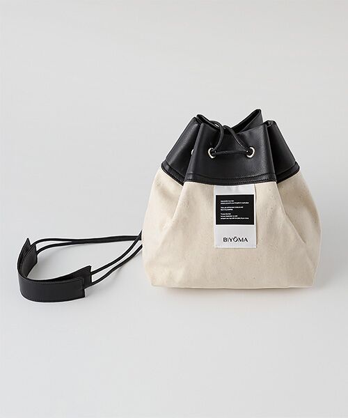 BIYOMA/ビヨーマ BIYOMA キンチャクバッグ クリーム F BIYOMA/ビヨーマ BIYOMA キンチャクバッグ クリーム F