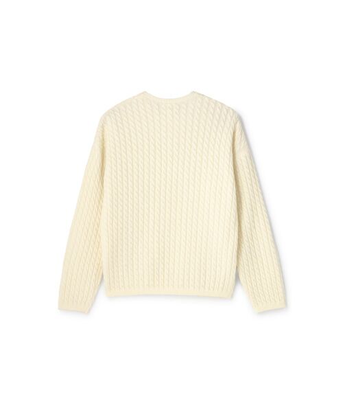 BIYOMA / ビヨーマ ニット・セーター | WOOL NYLON CABLE KNIT PULLOVER | 詳細2