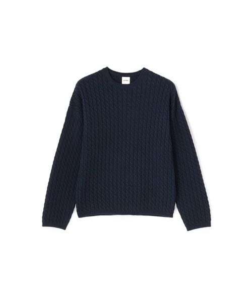 BIYOMA / ビヨーマ ニット・セーター | WOOL NYLON CABLE KNIT PULLOVER | 詳細6