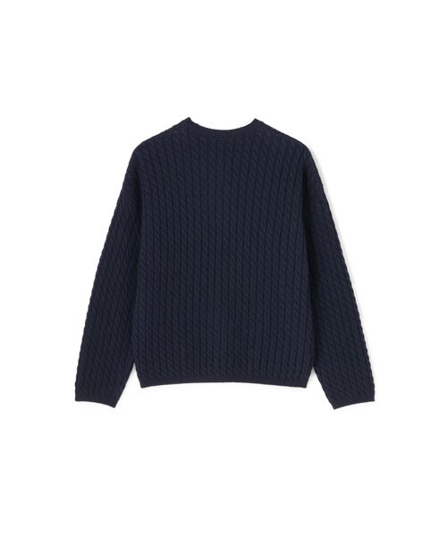 BIYOMA / ビヨーマ ニット・セーター | WOOL NYLON CABLE KNIT PULLOVER | 詳細7