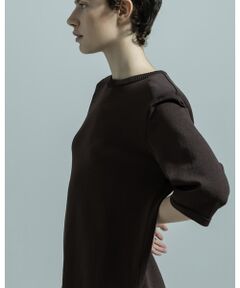 BIYOMA / ビヨーマ ニット・セーター | ACETATE NYLON SHORT SLEEVE KNIT PULLOVER