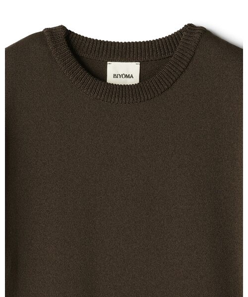 BIYOMA / ビヨーマ ニット・セーター | ACETATE NYLON SHORT SLEEVE KNIT PULLOVER | 詳細13