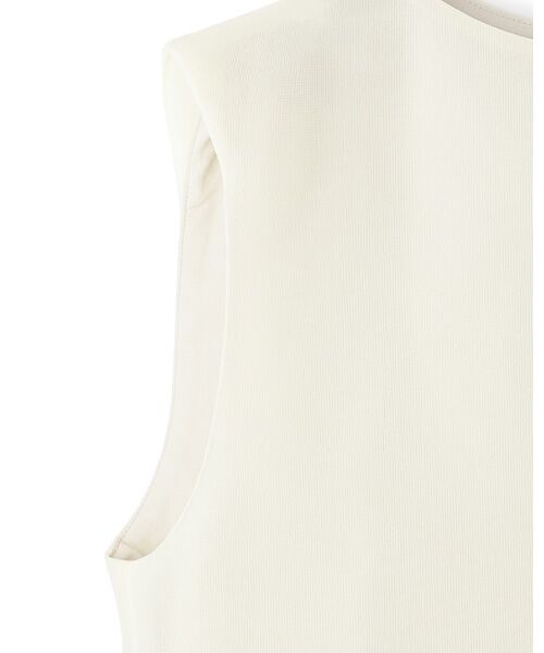 BIYOMA / ビヨーマ その他トップス | POWER SHOULDER NO SLEEVE PULLOVER | 詳細4