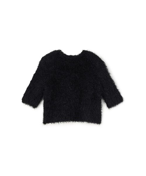 BIYOMA / ビヨーマ その他トップス | POWER SHOULDER HALF-SLEEVE SHAGGY KNIT PULLOVER | 詳細6