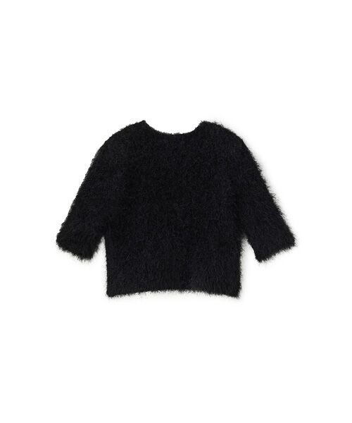 BIYOMA / ビヨーマ その他トップス | POWER SHOULDER HALF-SLEEVE SHAGGY KNIT PULLOVER | 詳細7