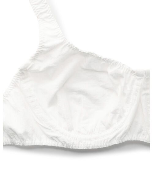 BIYOMA / ビヨーマ その他トップス | COTTON LINEN GATHER WIRE BRA | 詳細4