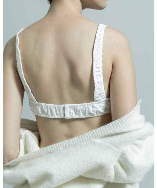 BIYOMA / ビヨーマ その他トップス | COTTON LINEN GATHER WIRE BRA | 詳細5