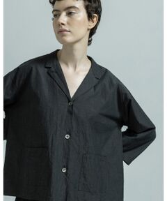 BIYOMA / ビヨーマ シャツ・ブラウス | COTTON LINEN W POCKET OPEN COLLAR SHIRT