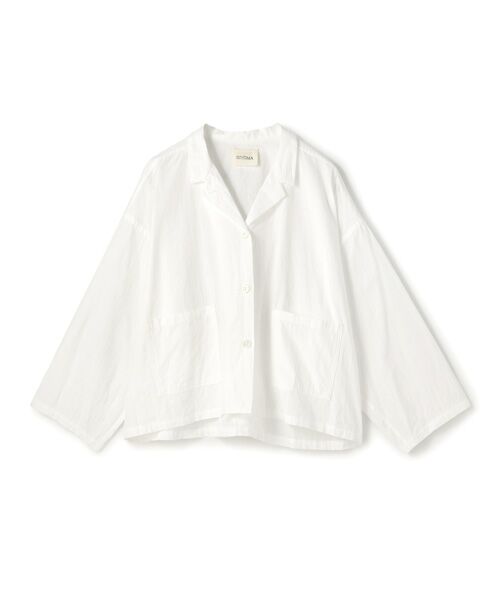 BIYOMA / ビヨーマ シャツ・ブラウス | COTTON LINEN W POCKET OPEN COLLAR SHIRT | 詳細1