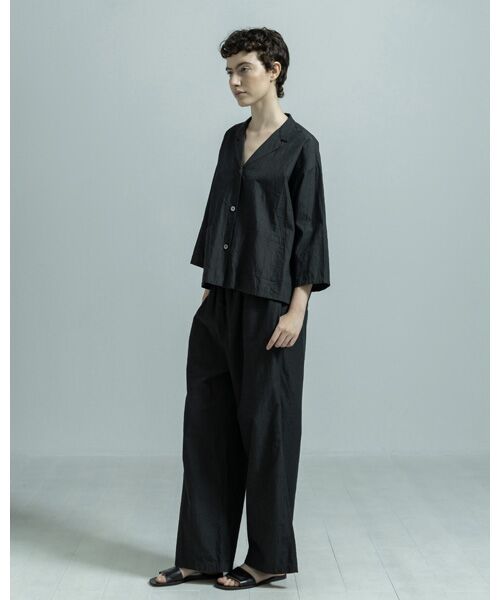 BIYOMA / ビヨーマ シャツ・ブラウス | COTTON LINEN W POCKET OPEN COLLAR SHIRT | 詳細10