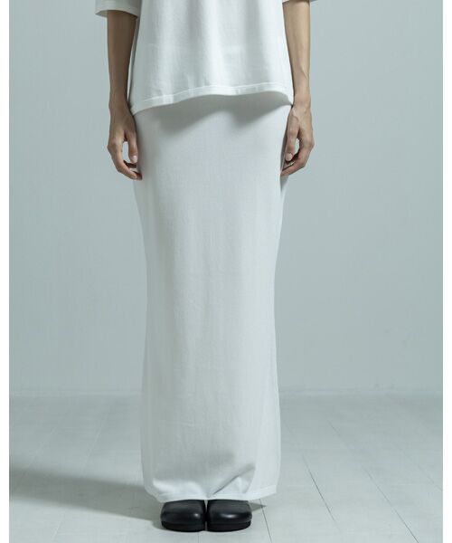 BIYOMA / ビヨーマ ロング・マキシ丈スカート | ACETATE NYLON KNIT SKIRT | 詳細3