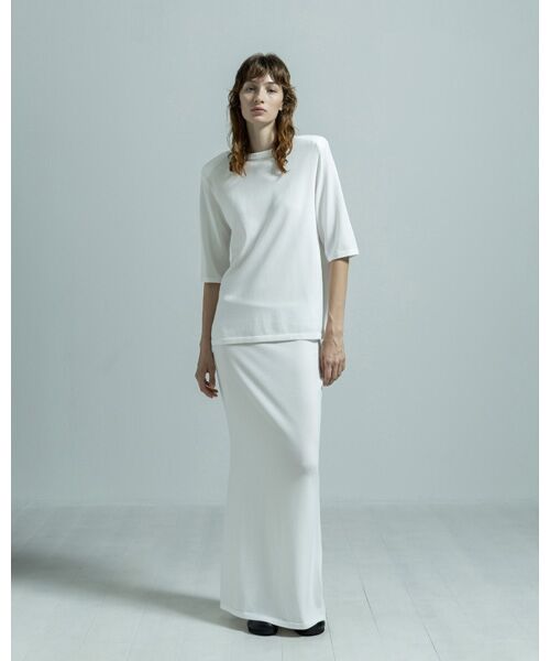 BIYOMA / ビヨーマ ロング・マキシ丈スカート | ACETATE NYLON KNIT SKIRT | 詳細4