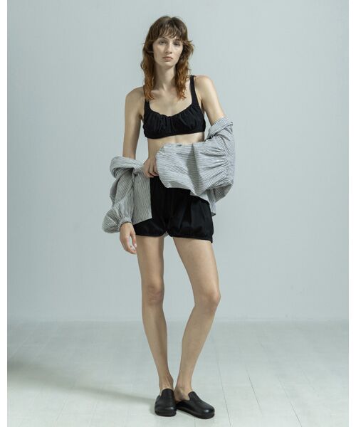 BIYOMA / ビヨーマ ショート・ハーフ・半端丈パンツ | COTTON LINEN BALLOON SHORTS | 詳細10