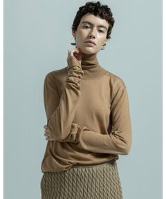 BIYOMA / ビヨーマ ニット・セーター | LYOCELL CASHMERE TURTLENECK KNIT PULLOVER