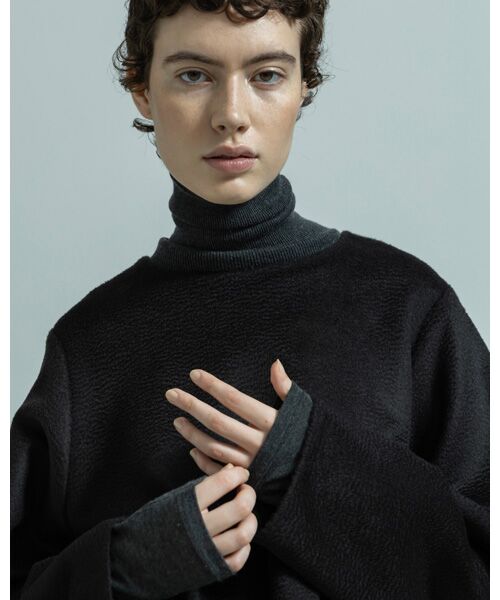 BIYOMA / ビヨーマ ニット・セーター | LYOCELL CASHMERE TURTLENECK KNIT PULLOVER | 詳細9