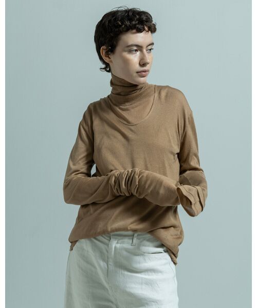 BIYOMA / ビヨーマ ニット・セーター | LYOCELL CASHMERE TURTLENECK KNIT PULLOVER | 詳細15
