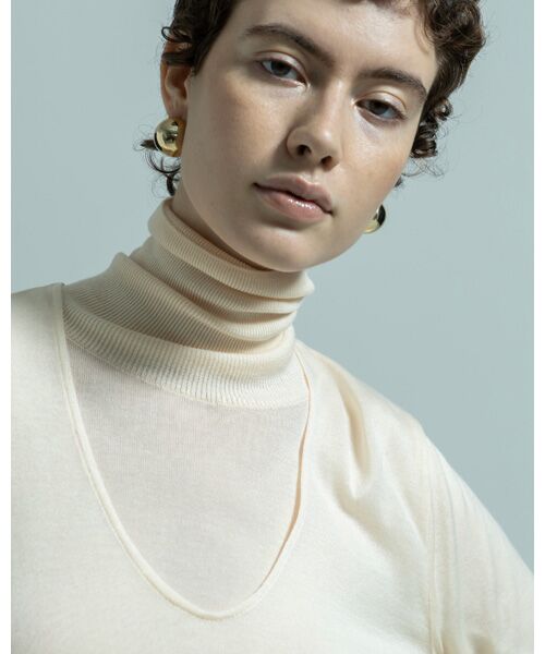 BIYOMA / ビヨーマ ニット・セーター | LYOCELL CASHMERE TURTLENECK KNIT PULLOVER | 詳細19