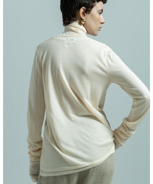 BIYOMA / ビヨーマ ニット・セーター | LYOCELL CASHMERE TURTLENECK KNIT PULLOVER | 詳細20